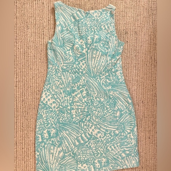 Lilly Pulitzer Macfarlane Shorely Blue Shift Dress - Picture 10 of 10